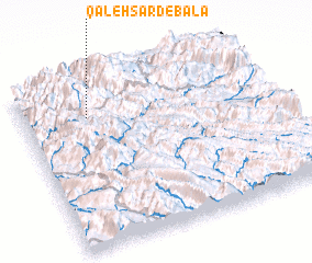 3d view of Qal‘eh Sard-e Bālā