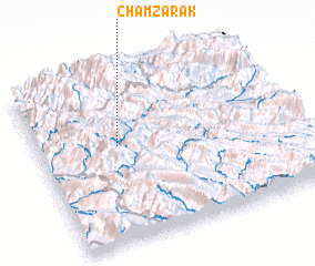 3d view of Cham Zarak