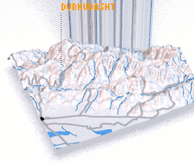 3d view of Dūr Kūdasht