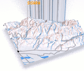 3d view of Sī Sarā