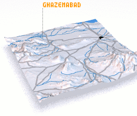 3d view of Ghāzemābād