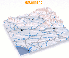 3d view of Eslāmābād