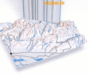 3d view of Qez Qal‘eh