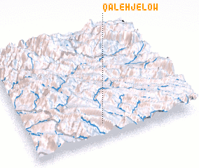 3d view of Qal‘eh Jelow