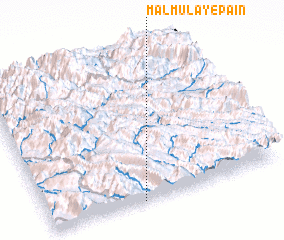 3d view of Mālmūlā-ye Pā\