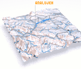 3d view of Anālūjeh