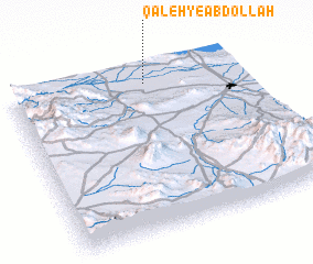 3d view of Qal‘eh-ye ‘Abdollāh