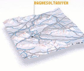 3d view of Bāgh-e Solţānīyeh