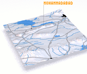 3d view of Moḩammadābād