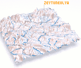 3d view of Zeytūn-e ‘Olyā