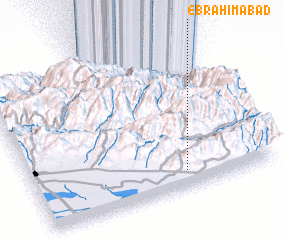 3d view of Ebrāhīmābād