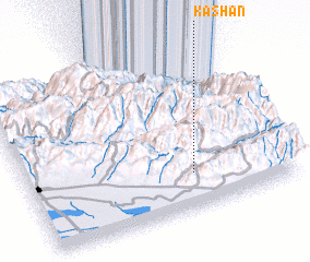 3d view of Kashan