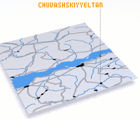 3d view of Chuvashskiy Yeltan\