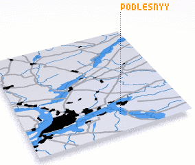 3d view of Podlesnyy