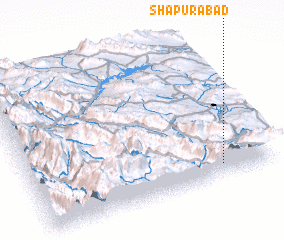 3d view of Shāpūrābād