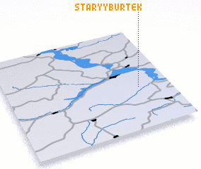 3d view of Staryy Burtek