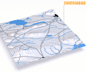 3d view of Shīrnīābād