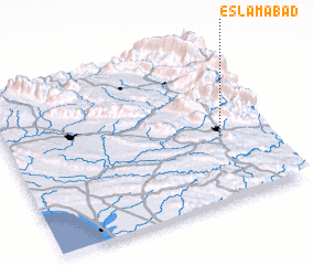 3d view of Eslāmābād