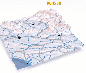 3d view of Deh Som