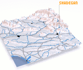 3d view of Shādegān