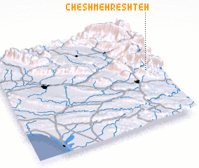 3d view of Cheshmeh Reshteh