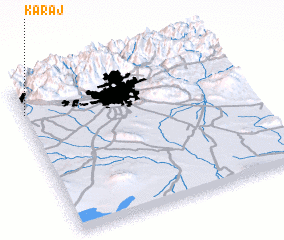 3d view of Karaj