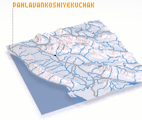 3d view of Pahlavān Koshī-ye Kūchak