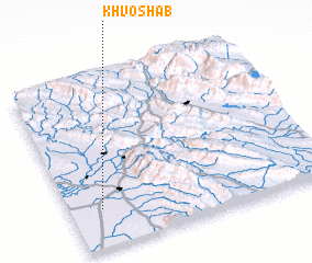 3d view of Khvosh Āb