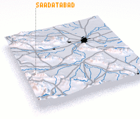 3d view of Sa‘ādatābād