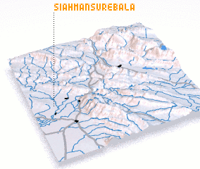 3d view of Sīāh Manşūr-e Bālā