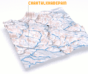 3d view of Chāh Talkhāb-e Pā\
