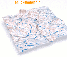 3d view of Dam Chenār-e Pāʼīn