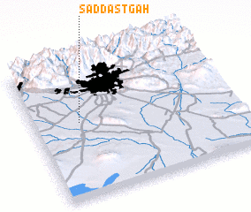 3d view of Şad Dastgāh