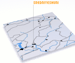 3d view of Sredniye Shuni