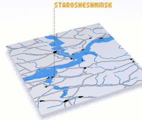 3d view of Starosheshminsk