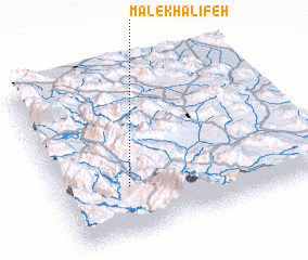 3d view of Māl-e Khalīfeh