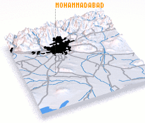 3d view of Moḩammadābād