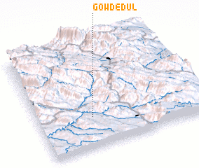 3d view of Gowd-e Dūl