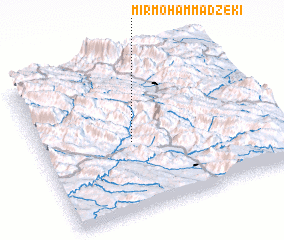 3d view of Mīr Moḩammad Zekī