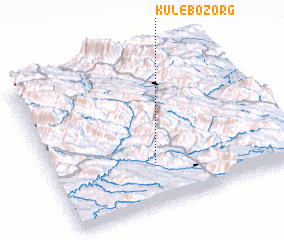 3d view of Kūl-e Bozorg