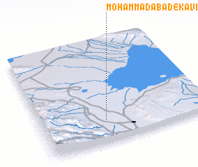 3d view of Moḩammadābād-e Kavīr