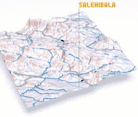 3d view of Şāleḩī Bālā