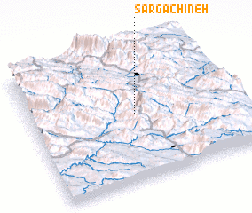 3d view of Sar Gachīneh