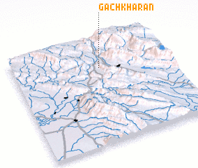 3d view of Gachkharān