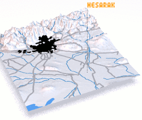 3d view of Ḩeşārak