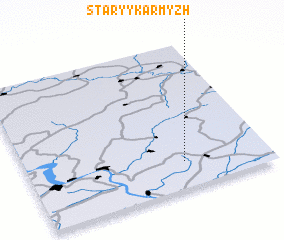 3d view of Staryy Karmyzh