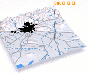 3d view of Qal‘eh Cheh