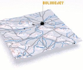 3d view of Bolūk-e Jey