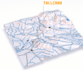 3d view of Tall Chāh