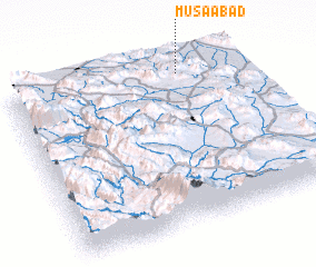 3d view of Mūsáābād